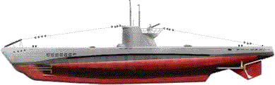   U boot type II B  1942 .
