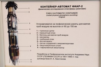 Контейнер-автомат ФИАР-2, Государственный музей истории космонавтики