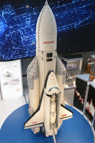 Модель ракеты-носителя «Энергия» с космическим кораблём «Буран», Государственный музей истории космонавтики
