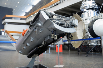Катапультируемое кресло корабля «Восток» и космический скафандр СК-1, Государственный музей истории космонавтики