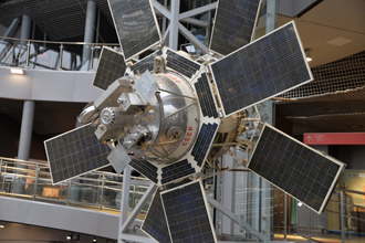 Макет ИСЗ «Космос-166», Государственный музей истории космонавтики
