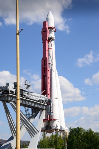 Макет ракеты-носителя «Восток», Центр «Космонавтика и авиация» на ВДНХ