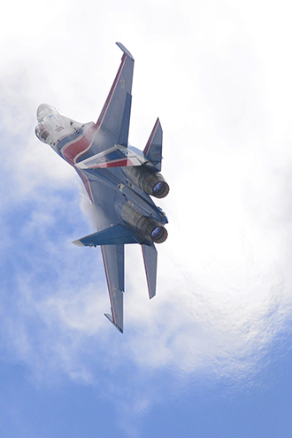 Пилотаж АГВП «Русские Витязи» на Су-35с и Су-30см, лётная программа форума «АРМИЯ-2020»