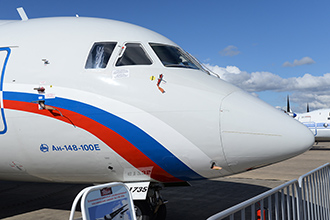 Пассажирский самолёт Ан-148-100Е, авиационный кластер форума «Армия-2020»