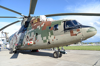 Транспортный вертолёт Ми-26Т2В, авиационный кластер форума «Армия-2020»