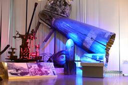 Фрагмент немецкого бомбардировщика He-111, сбитого В.В.Талалихиным, ЦМВС, г.Москва