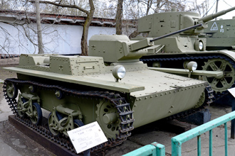 Плавающий танк Т-38, обр.1936г., ЦМВС