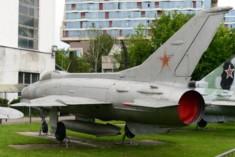 Истребитель Миг-21Ф, ЦМВС, г.Москва