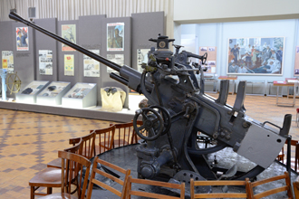37-мм зенитное орудие с мореходной канонерской лодки «Альтфатер» (будущий «Советский Дагестан»), Астраханский музей боевой славы