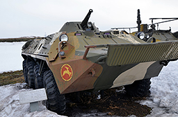 Бронетранспортер БТР-70 (ГАЗ-4905) с дополнительной броней 