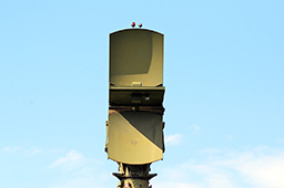 Антенный пост НВО (низковысотного обнаружителя) 5Н66М на универсальной передвижной вышке 40В6М, Технический музей, г.Тольятти 