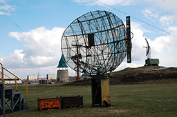 Радиолокационный запросчик 73Е6 из состава РЛС П-14, Технический музей, г.Тольятти 