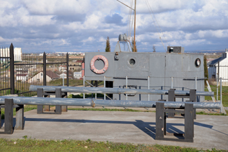Фрагмент рубки сторожевого катера МО-4, музейный комплекс «35-я береговая батарея»