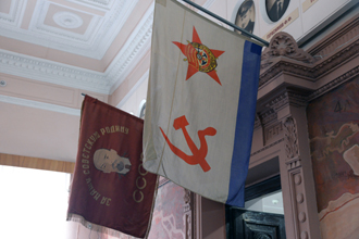 Военно-морской флаг Краснознамёной подводной лодки Л-4, Музей Черноморского флота