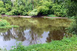 Река Мухавец впадает в реку Западный Буг. Граница с Польшей, Брестская крепость