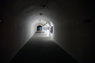 60-метровая потерна — второй вход в убежище, Музей Подземный Севастополь