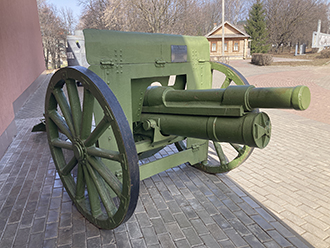 Макет трёхдюймовой полевой пушки, Музей В.И. Чапаева, Чебоксары