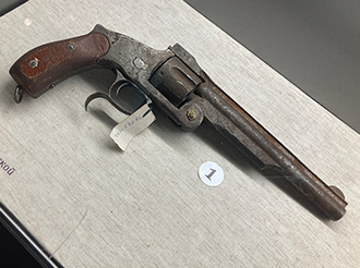 4,2-линейный револьвер системы Смита-Вессона, Музей В.И. Чапаева, Чебоксары