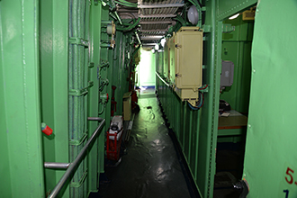 Штормовой коридор в надстройке, Пограничный сторожевой корабль «Чебоксары»