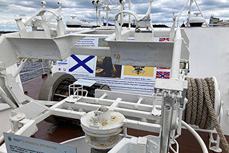 Пусковая установка МТУ-4УС ПЗРК «Стрела-3», Пограничный сторожевой корабль «Чебоксары»