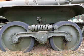 Орудийная повозка БР-10 и ствол 203-мм гаубицы Б-4М, Военно-технический музей в селе Ивановское