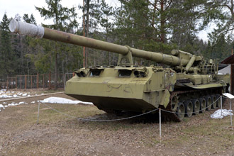 203-мм самоходная пушка 2С7 «Пион», Военно-технический музей в селе Ивановское