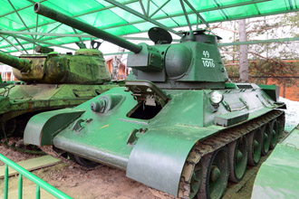 Огнемётный танк ОТ-34, Военно-технический музей в селе Ивановское