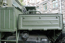 Боевая машина 9П138 РСЗО «Град-1» на шасси ЗиЛ-131, штаб Центрального военного округа, Екатеринбург