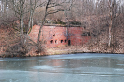 Левая стена напольного капонира, Форт №5, г.Калининград