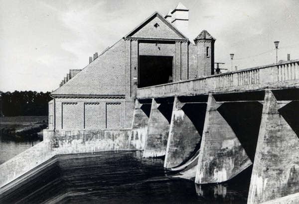 Фридландская гидроэлектростанция, довоенное фото