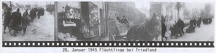 28.01.1945 — гражданскому населению разрешили покинуть Фридланд. Фото: Карл-Хайнц Шмеельке 
