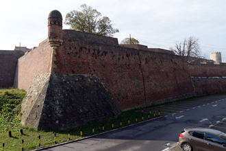 Караульная башенка на углу крепостной стены, Крепость Калемегдан. Белград