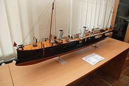 Модель минного крейсера «Лейтенант Ильин», Музей Балтийского флота 