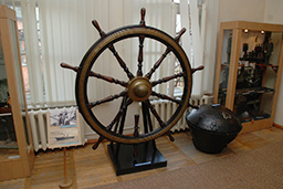 Штурвал с императорской яхты «Полярная звезда», Музей Балтийского флота 