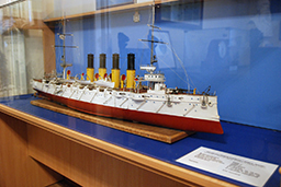 Модель крейсера «Варяг», Музей Балтийского флота 