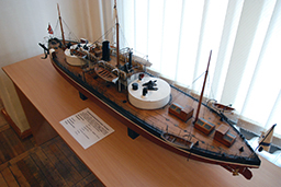 Модель броненосца береговой обороны ''Русалка'', Музей Балтийского флота 