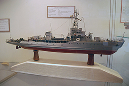 Модель морского тральщика проекта 254, Музей Балтийского флота 