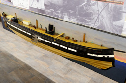 Полумодель деревянного броненосного фрегата «Петропавловск», Музей Балтийского флота 