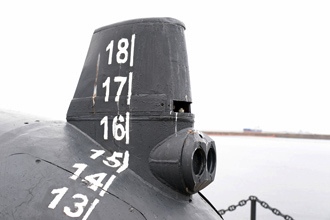 Сверхмалая подводная лодка В-499 пр.908 «Тритон-2», Выставка флотского вооружения на Маячном пирсе в Кронштадте