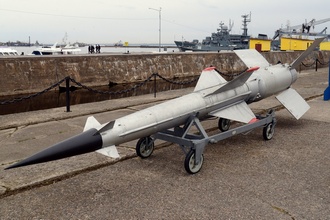 Зенитная управляемая ракета В-601 (4К90) комплекса М-1 «Волна», Выставка флотского вооружения на Маячном пирсе в Кронштадте