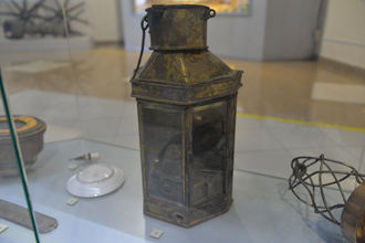 Медный фонарь. Английский шлюп, начало XX века, Музей истории Кронштадта