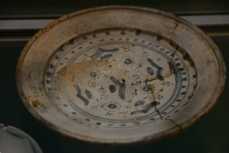 Коллекция посуды, поднятой с трёхмачтового галиота, Музей истории Кронштадта
