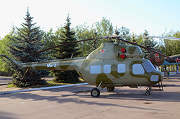 Состояние на 2013 год вертолёта Ми-2 в Парке победы, г.Казань