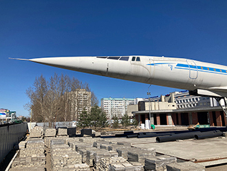Сверхзвуковой пассажирский самолёт Ту-144 (СССР-77107), Казань