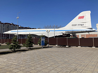 Сверхзвуковой пассажирский самолёт Ту-144 (СССР-77107), Казань