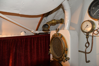 II отсек — офицерский (кают-компания и каюта капитана), Подводная лодка «Лембит», Морской музей Эстонии
