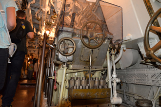 IV отсек — дизель-электромоторный, Подводная лодка «Лембит», Морской музей Эстонии