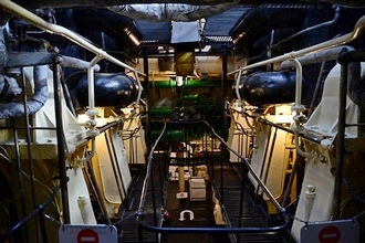 Кормовое машинное отделение. Ледокол «Суур Тылль», Морской музей Эстонии