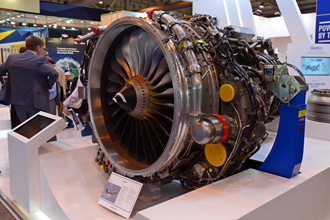 Турбовентиляторный двигатель PowerJet SaM146 устанавливаемый на SSJ 100, МАКС-2019