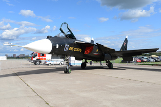 Опытный истребитель Су-47, МАКС-2019